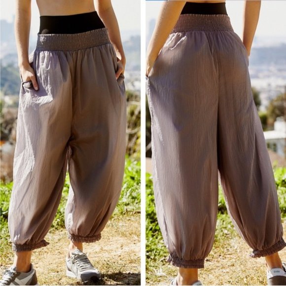 Free People Movement Sashay My Way Grey Jogger S - Picture 2 of 13